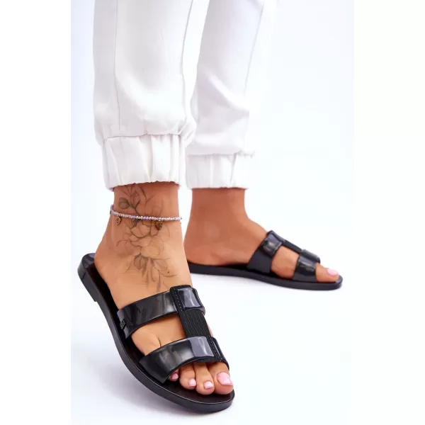  Dámske šľapky ZAXY JJ285263 BLACK 