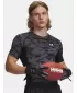 Pánske tričko UNDER ARMOUR HG PRINTED SS 6009657-001 ČIERNA