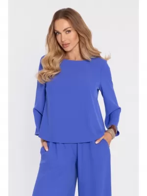 Dámska blúza MOE M905 BLUE