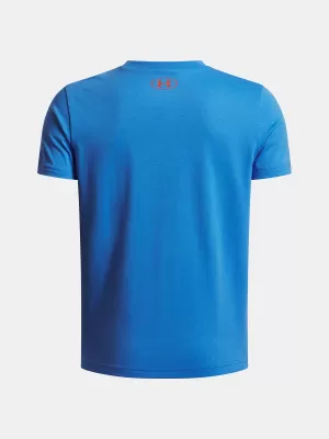 Chlapčenské tričko UNDER ARMOUR UA B BOXED SPORTS UPDATE SS 1388672-402 MODRÁ