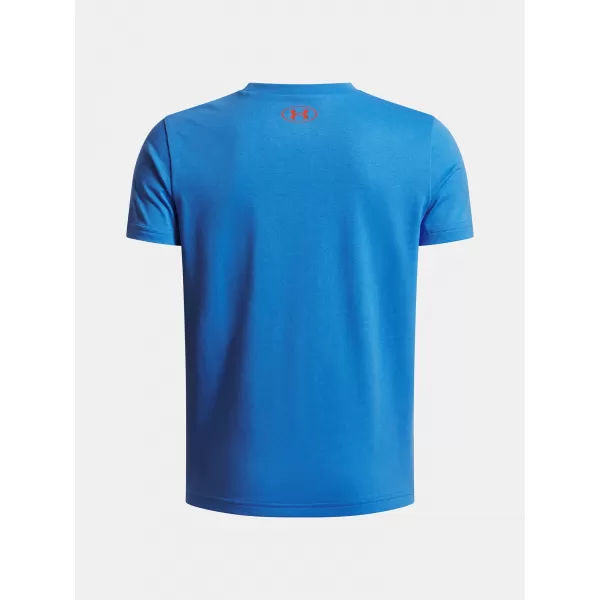  Chlapčenské tričko UNDER ARMOUR UA B BOXED SPORTS UPDATE SS 1388672-402 MODRÁ 