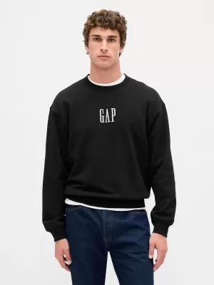 Pánska mikina GAP LOGO SWEATSHIRT 821273-08 TRUE BLACK