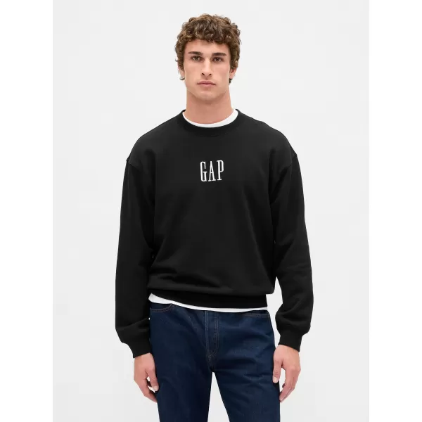  Pánska mikina GAP LOGO SWEATSHIRT 821273-08 TRUE BLACK 