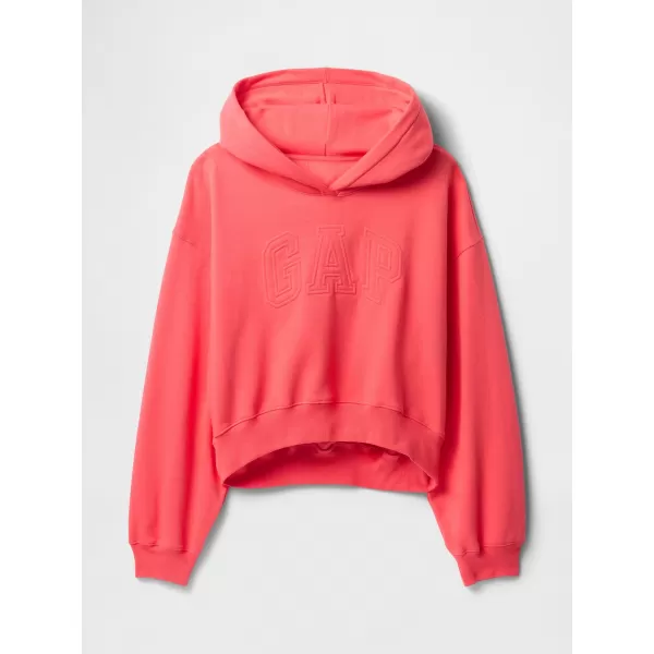  Dámska mikina GAP LOGO PULLOVER HOODIE 746918-03 FRESH CORAL 
