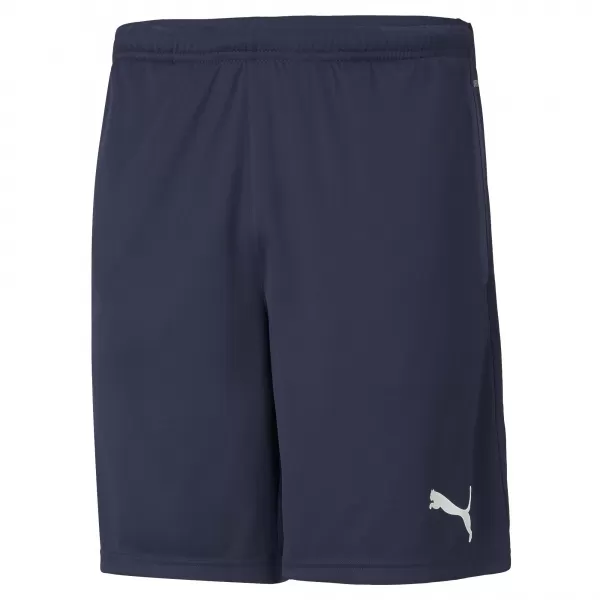  Pánske šortky PUMA TEAMRISE TRAINING SHORTS 657336_06 PEACOAT/ PEACOAT/PUMA WHITE 