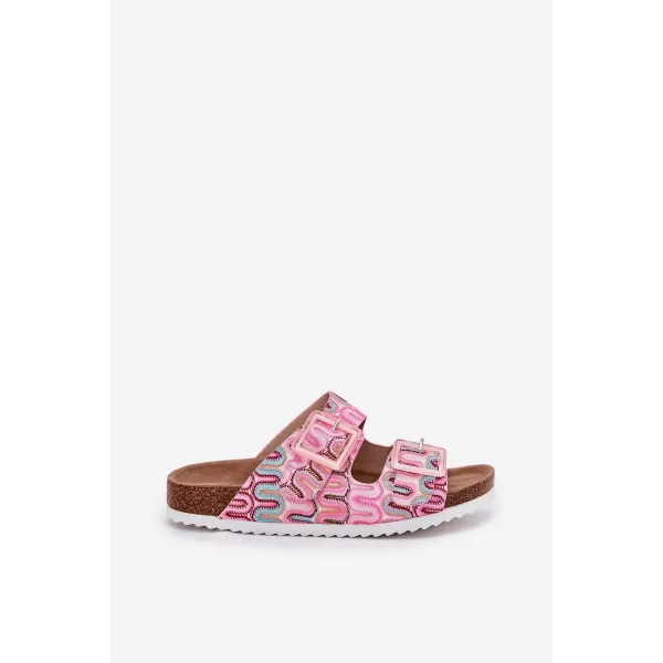  Dámske šľapky S.BARSKI RB51-006 PINK 