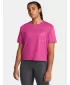 Dámske tričko UNDER ARMOUR VANISH ENERGY EMBOSS CROP SS 1383640-686 RUŽOVÁ