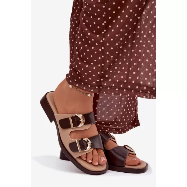  Dámske nazúvaky BOTO DANELLE 41337 COFFEE/BEIGE 
