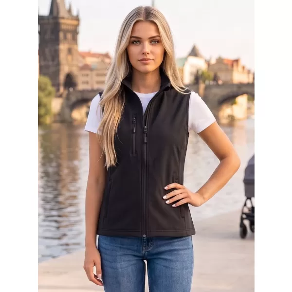 Dámska softshellová vesta ALTISPORT NoPrint NP/ALW965 EBONY GRAY 