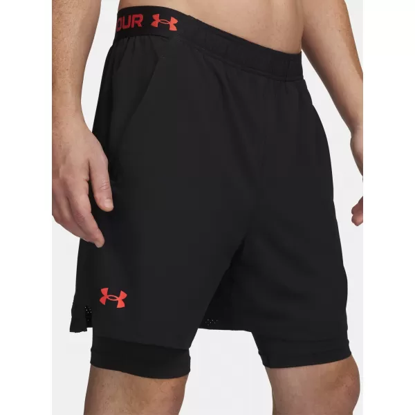  Pánske kraťasy UNDER ARMOUR VANISH WOVEN 2IN1 STS 1373764-008 ČIERNA 