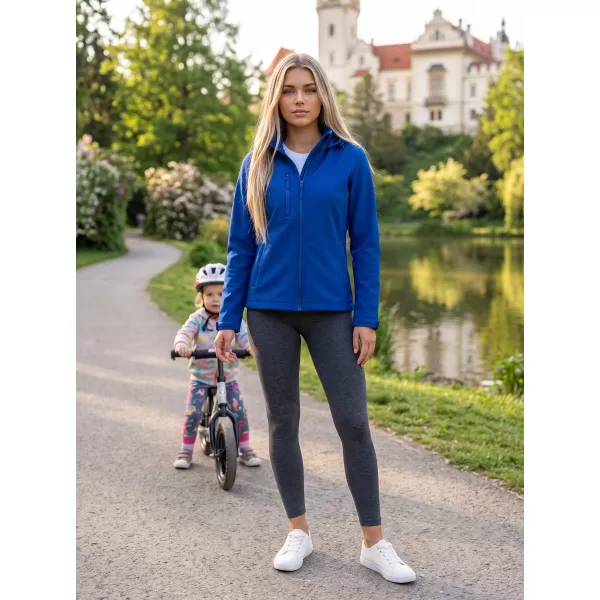  Dámska softshellová bunda ALTISPORT NoPrint NP/ALW945 KRÁĽOVSKY MODRÁ 