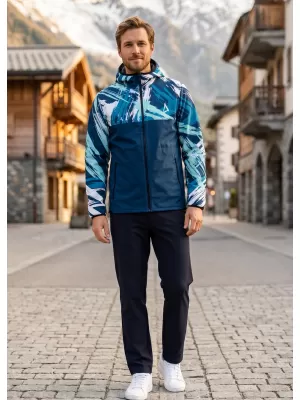 Pánska softshellová bunda premium ALTISPORT VOJ/ALM039JACK01 NÁMORNÁ MODRÁ
