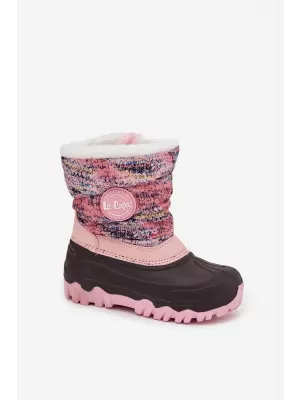 Detské zimné topánky LEE COOPER LCJ-25-10-3770 PINK