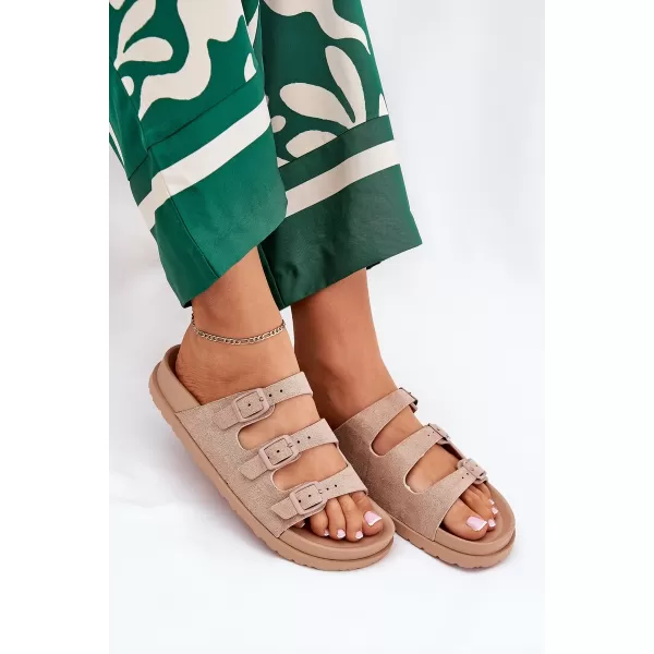  Dámske šľapky BOTO ULIRI 36079 KHAKI 