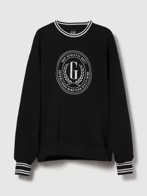 Dámska mikina GAP LOGO SWEATSHIRT 817101-00 TRUE BLACK