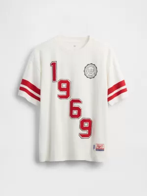 Detské tričko GAP JERSEY LOGO TEE 780189-01 NEW OFF WHITE
