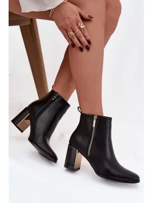 Dámske topánky na podpätku BOTO CAMILYN 40569 BLACK