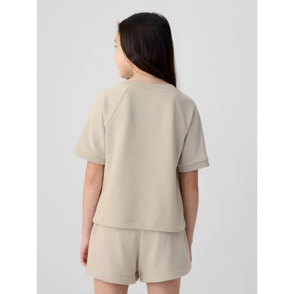  Detské tričko GAP RAGLAN PULLOVER 427789-02 MOONSTONE 