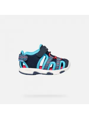Chlapčenské sandále GEOX SANDAL MULTY B650FA0CE14CF44D MODRÁ