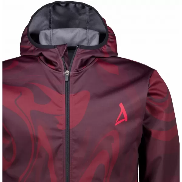 Pánska softshellová bunda premium ALTISPORT VOJ/ALM072JACK01 WINE/RED 