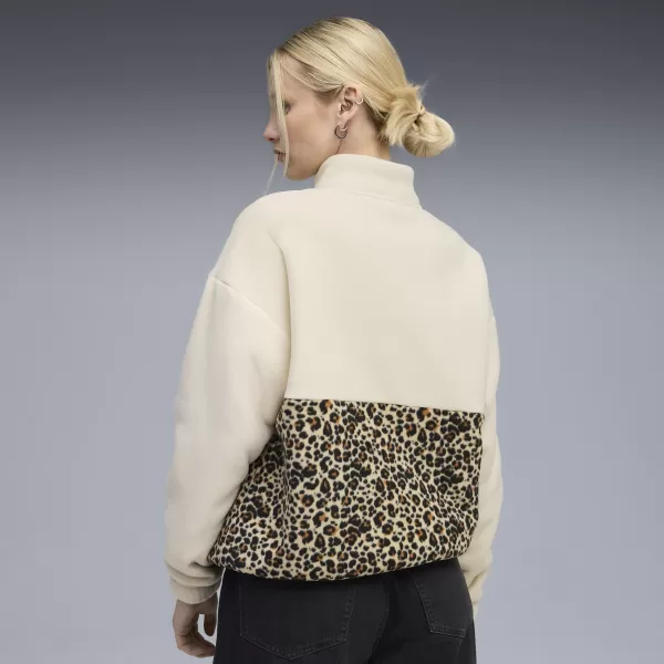  Dámska mikina PUMA ESS GRAPHIC ANIMAL CREW 688083-87 ALPSKÝ SNEH 