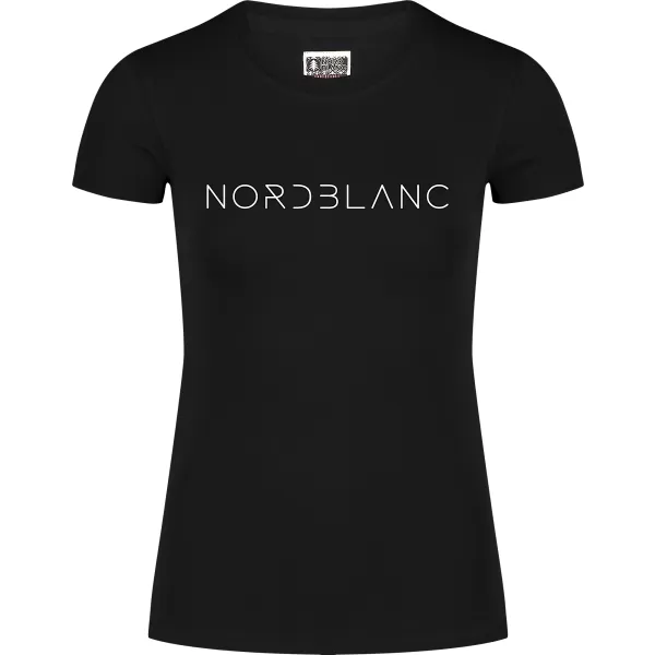  Dámske tričko NORDBLANC GRASS NBSLT8169 ČIERNA 
