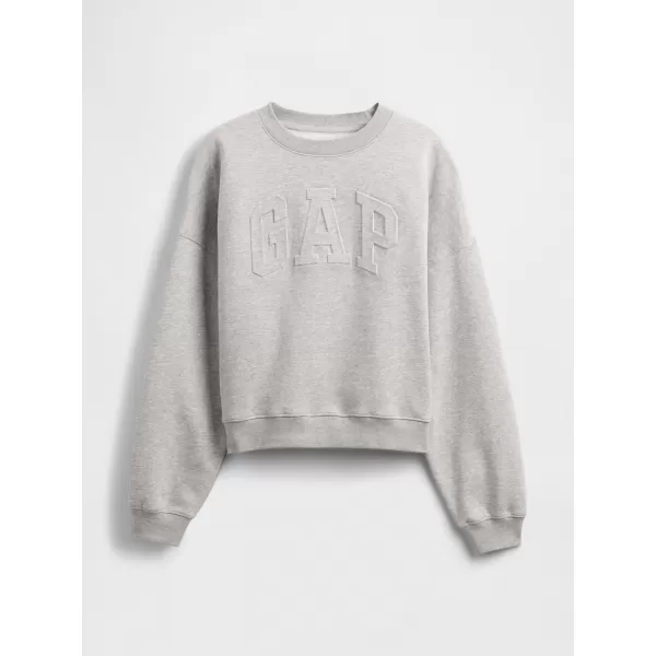  Dámska mikina GAP LOGO SWEATSHIRT 799272-02 LIGHT HEATHER GREY 