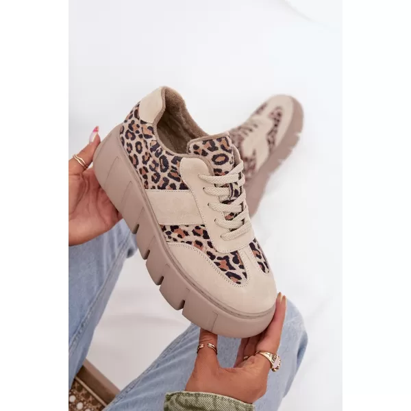  Dámske tenisky VINCEZA LEOPARDO BEIGE 