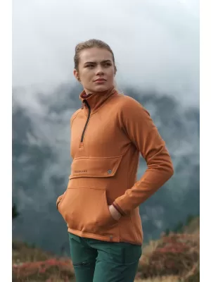Dámska mikina NORDBLANC INEFFABLE NBSLS8226 HNEDÁ