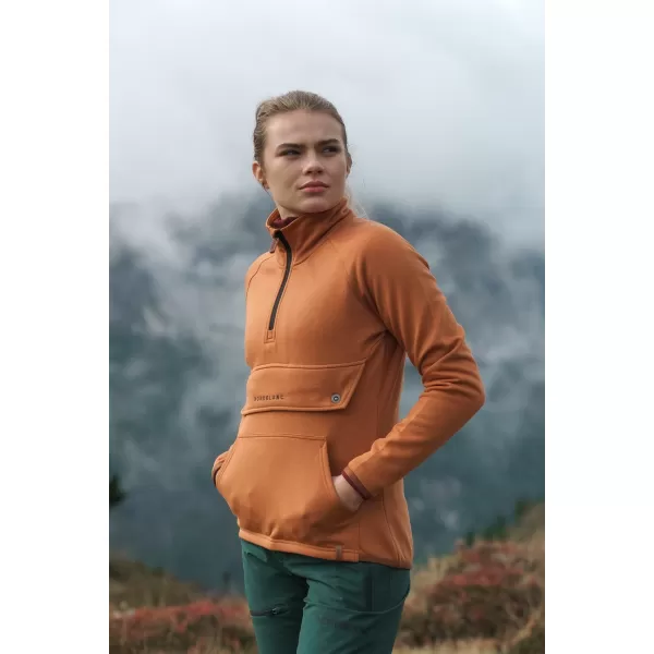  Dámska mikina NORDBLANC INEFFABLE NBSLS8226 HNEDÁ 