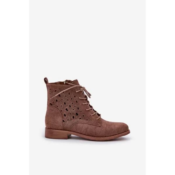  Dámske topánky S.BARSKI HY51-136 COFFEE 