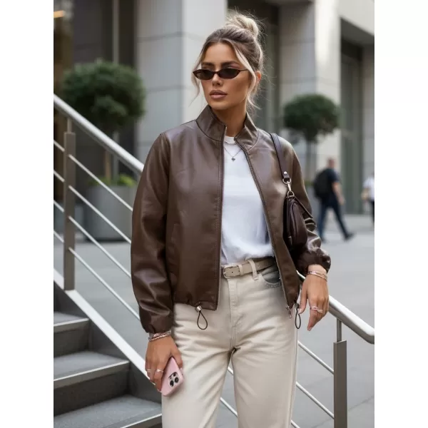  Dámska bunda DSTREET TY5596 HNEDÁ 