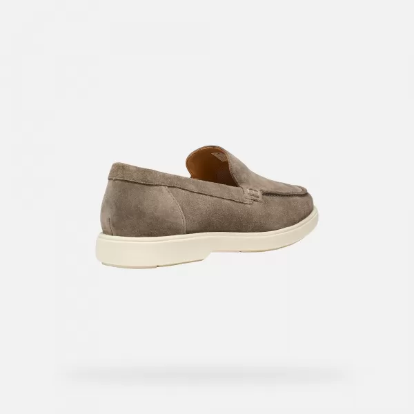  Pánske mokasíny GEOX SPHERICA EC17 G014394 ŠEDÁ 