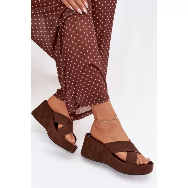  Dámske šľapky BOTO CALORINE 41357 BROWN 