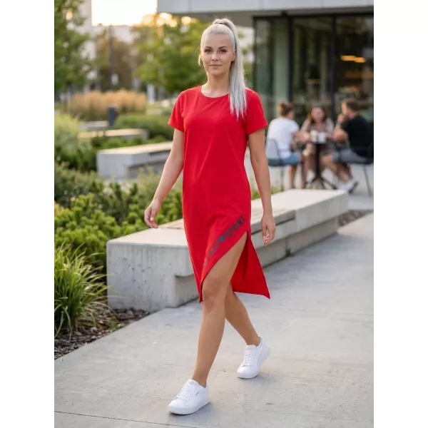  Dámske šaty ALTISPORT HERIA ČERVENÁ 