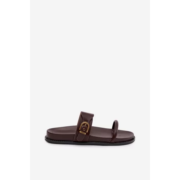  Dámske šľapky BOTO SARILISSE 41610 BROWN 