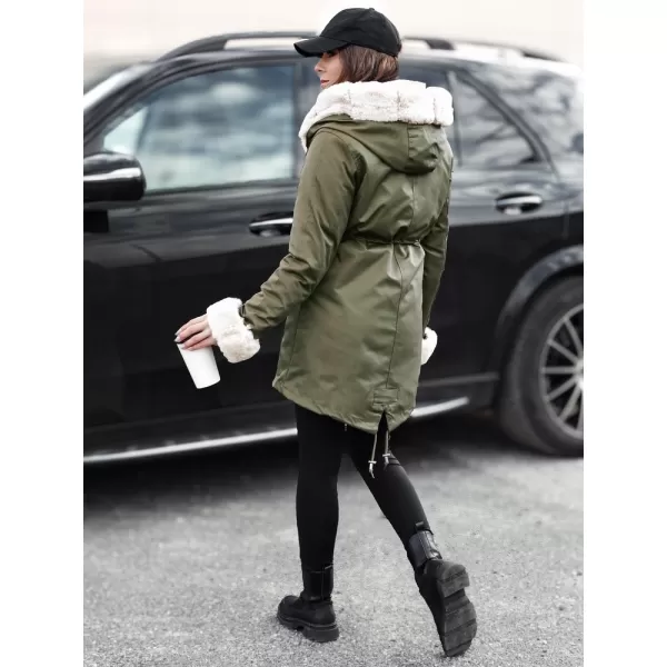  Dámska bunda DSTREET TY4782 ZELENÁ 
