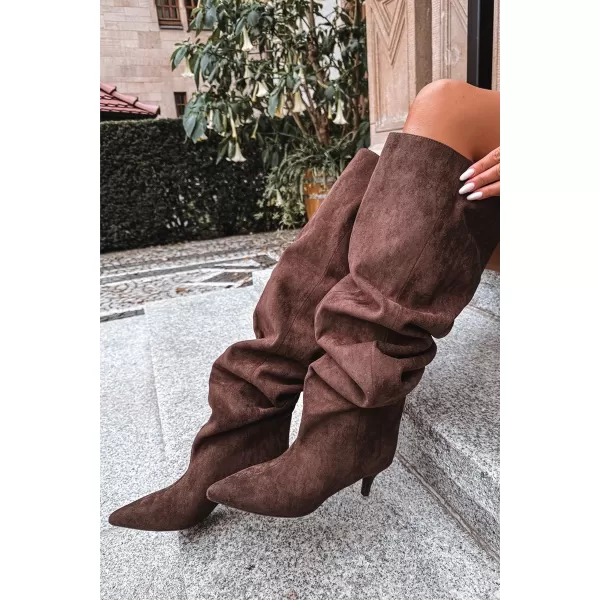  Dámske čižmy BOTO YSOLIENNE 39875 BROWN 
