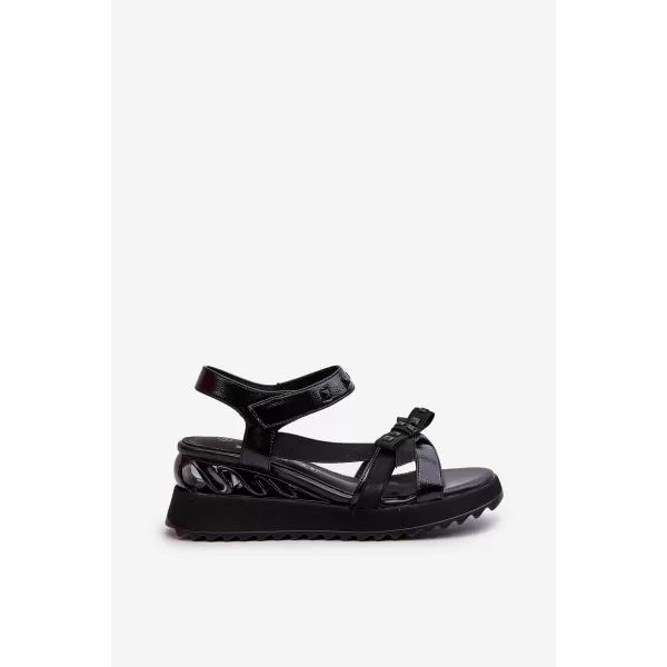  Dámske sandále D&A CR956 BLACK 