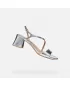 Dámske sandále GEOX NEW ERAKLIA 50 T01 G012949 STRIEBORNÁ