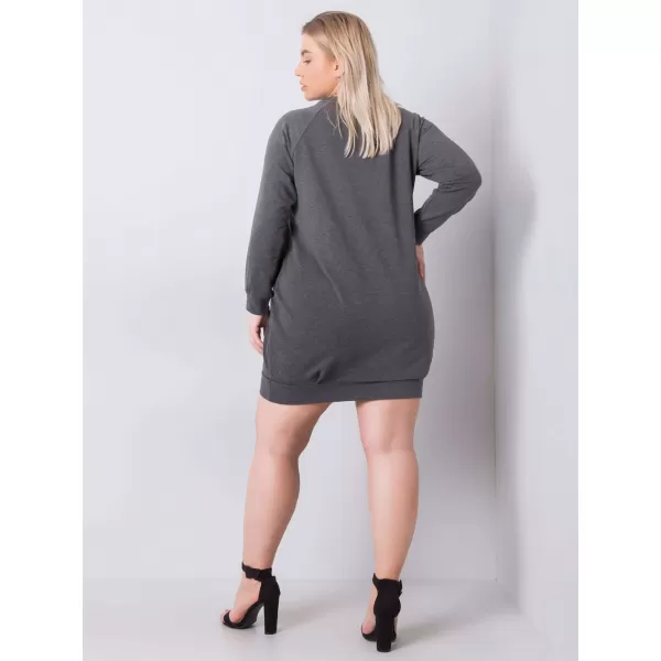  Dámske šaty BASIC FEEL GOOD RV-SK-6296.99 DARK GREY 