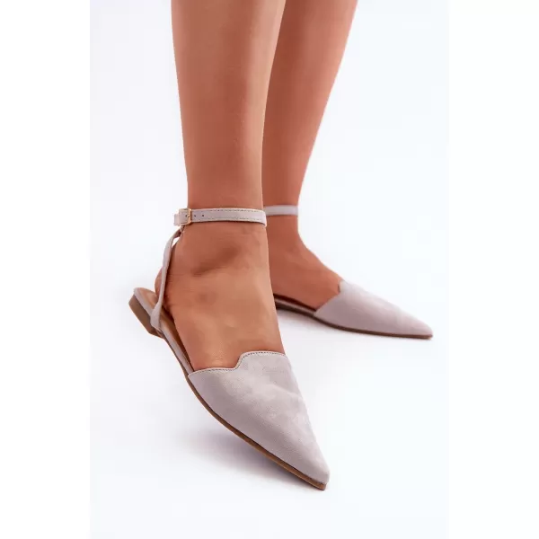  Dámske baleríny BOTO ELLESARA 32771 GREY 