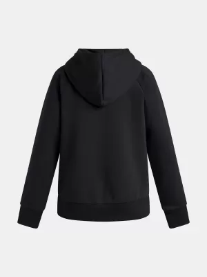 Dievčenská mikina UNDER ARMOUR UA RIVAL FLC SHIMMER HDY 6004118-005 ČIERNA