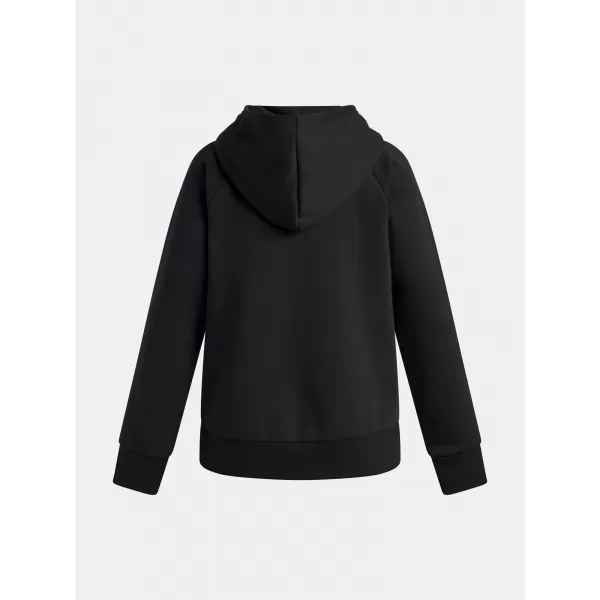  Dievčenská mikina UNDER ARMOUR UA RIVAL FLC SHIMMER HDY 6004118-005 ČIERNA 