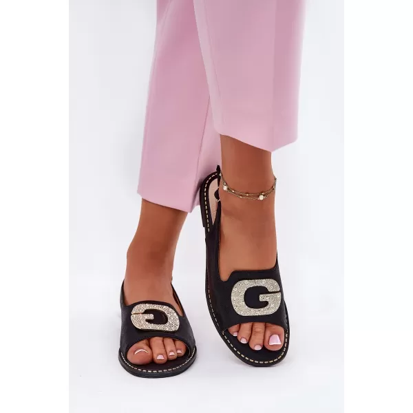  Dámske sandále S.BARSKI KV51-081 BLACK 
