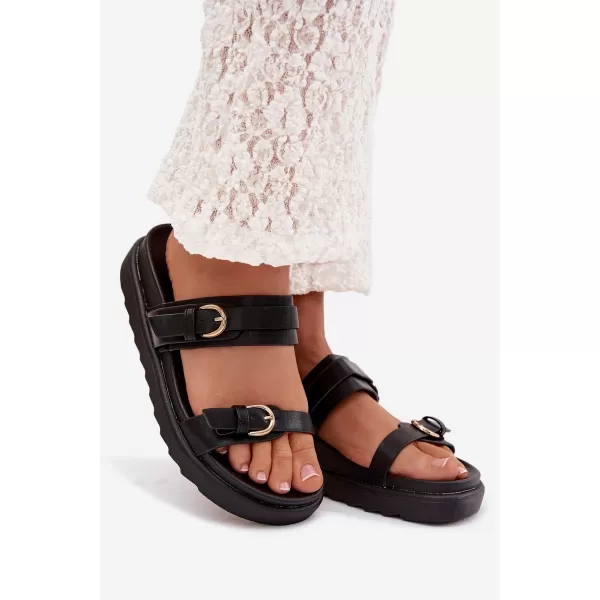  Dámske šľapky BOTO RIREA 42041 BLACK 