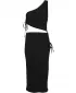 Dámské šaty URBAN CLASSICS TB7706 ČIERNY