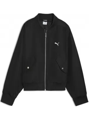 Dámska bunda PUMA T7 SATIN BOMBER JACKET 632168-01 PUMA ČIERNA