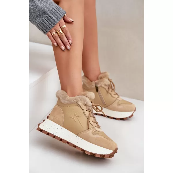  Dámske topánky BIG STAR OO274A330 BEIGE Big Star Shoes 