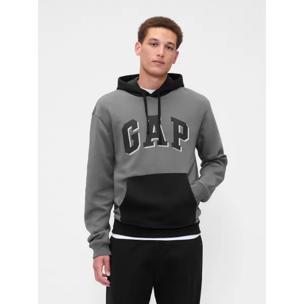  Pánska mikina GAP LOGO PULLOVER HOODIE 795560-01 SHARK FIN 
